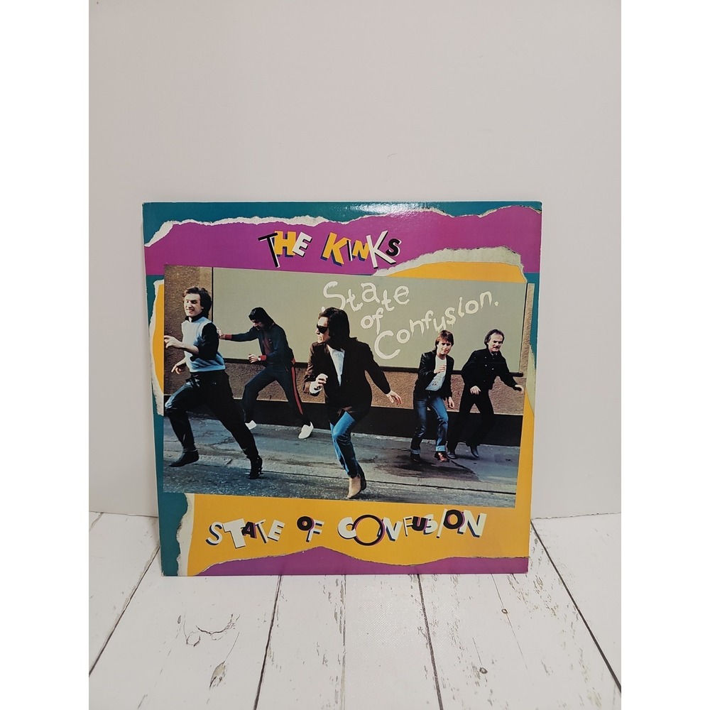 The Kinks - State Of Confusion LP Vinyl Record Pop Rock Ex / Ex Condition
